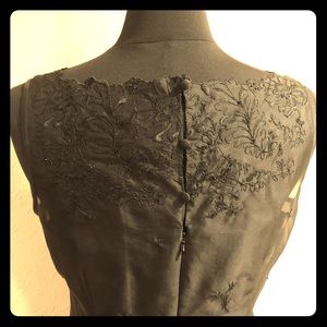 NWT: Ann Taylor Sz 12 Organza Overlay Lined Sheath